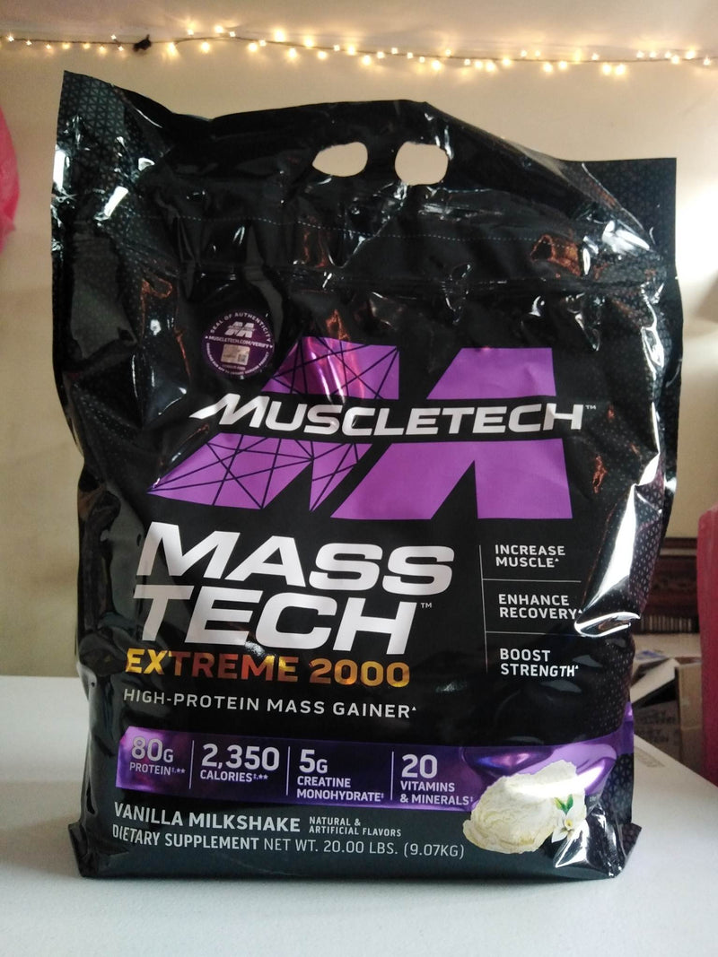 Muscletech MassTech Extreme 2000 20lbs size bag (NEW)