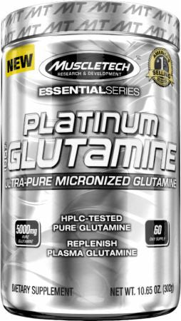 MuscleTech Essential Platinum 100% Glutamine 60 Servings