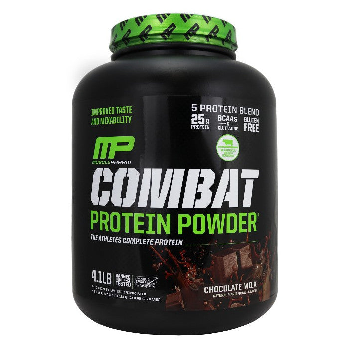 MusclePharm Combat Protein 4lbs FREE MP Shaker